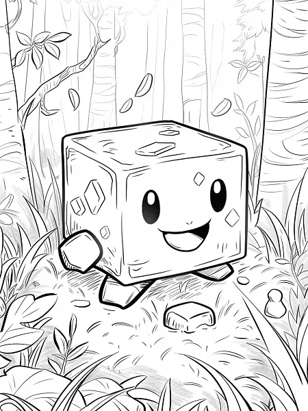 Cubone Pokemon Coloring Page - 3