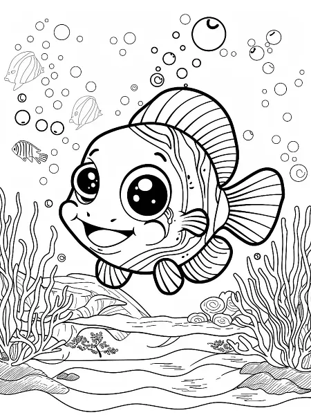 Joyful Palafin Pokemon Coloring Page - 1