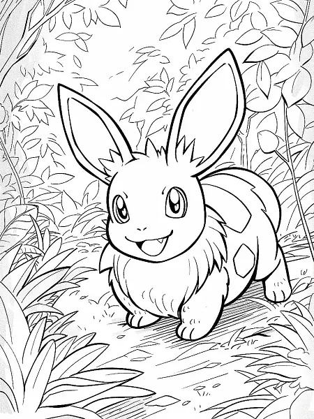 Nidoran ♂ Pokemon Coloring Page for Kids - 0