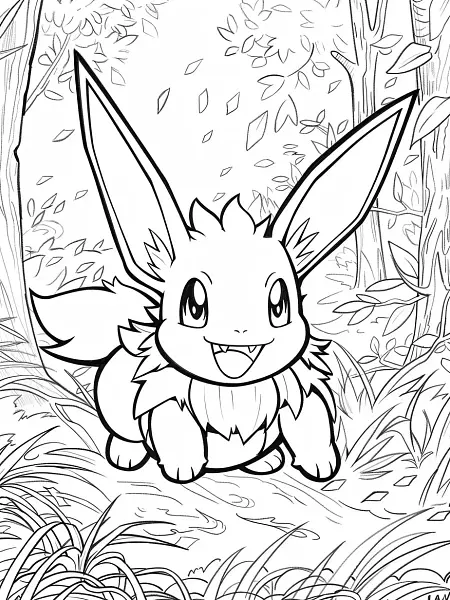 Nidoran ♂ Pokemon Coloring Page for Kids - 3