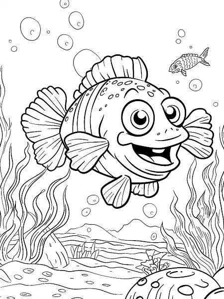 Goldeen Pokemon Coloring Page - Underwater Adventure - 0