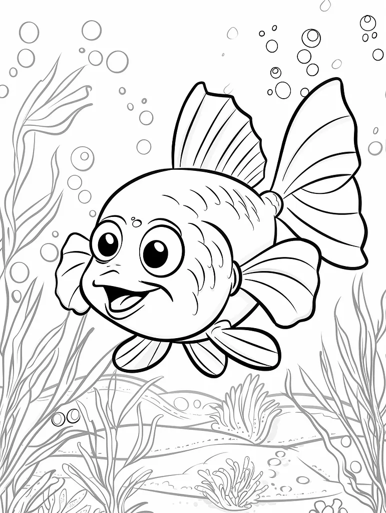 Goldeen Pokemon Coloring Page - Underwater Adventure 4