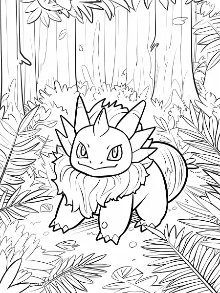 Quilava Pokemon Coloring Page - 3