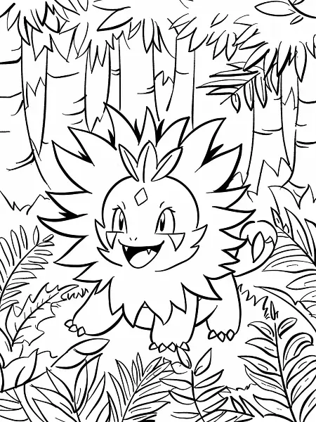 Quilava Pokemon Coloring Page - 2