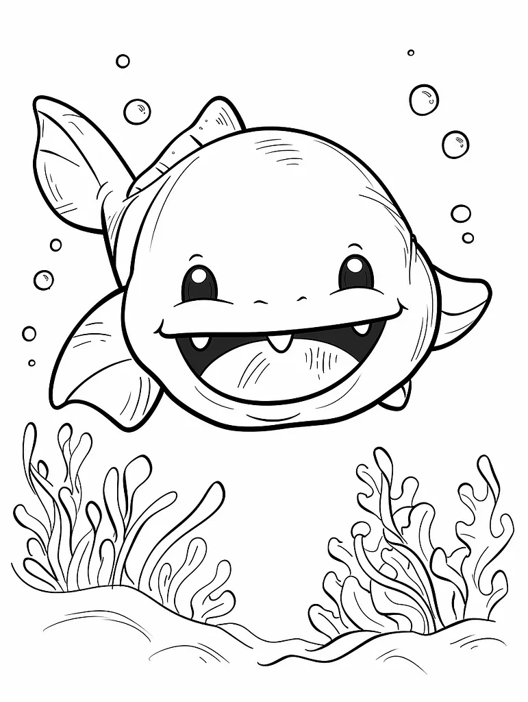 Dewgong Pokemon Underwater Coloring Page 4