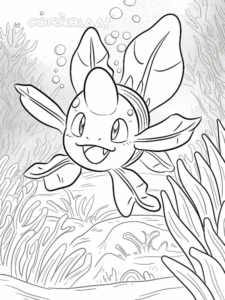 Corsola Pokemon Coloring Page - 0