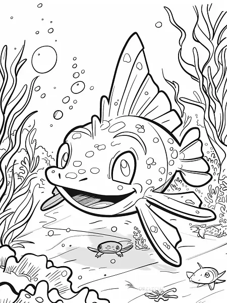 Corsola Pokemon Coloring Page - 3