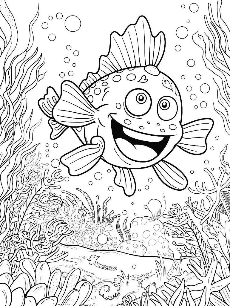 Seadra Pokemon Coloring Page 3