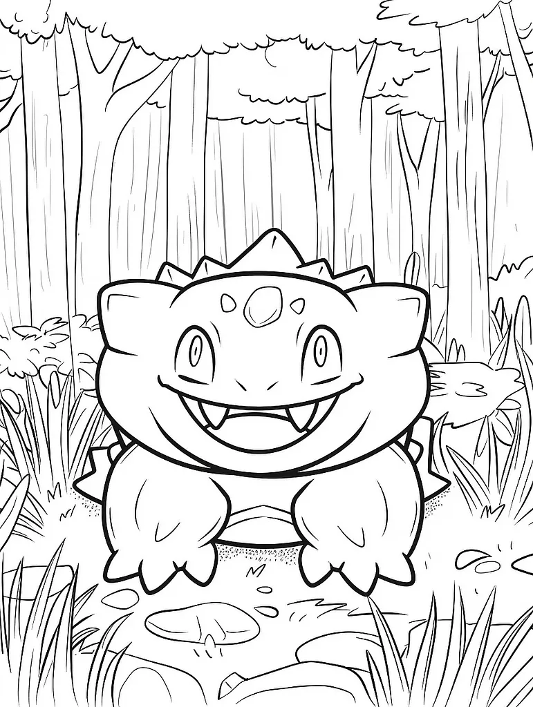 Forretress Pokemon Coloring Page 3