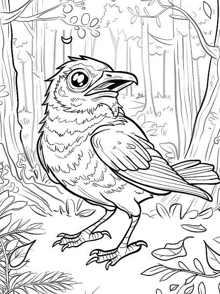 Spearow Pokemon Coloring Page - 0