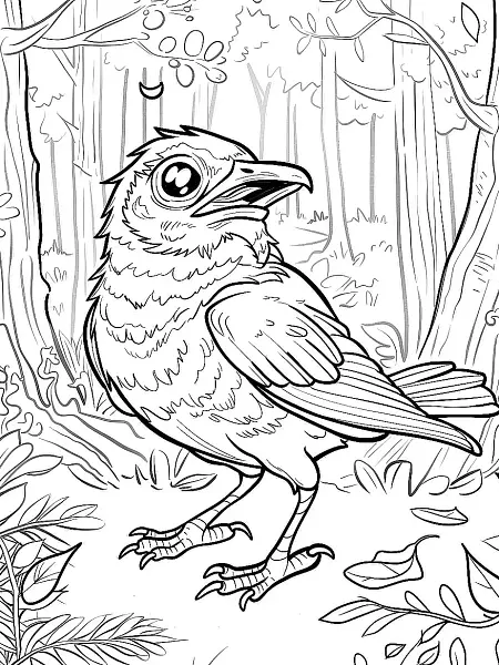 Spearow Pokemon Coloring Page