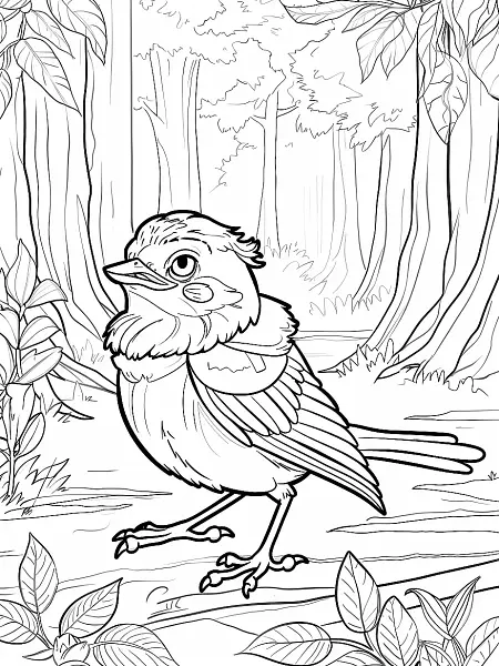 Spearow Pokemon Coloring Page - 1