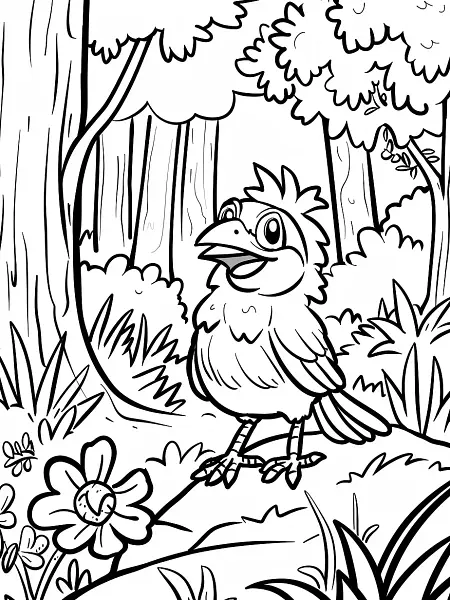 Spearow Pokemon Coloring Page - 2