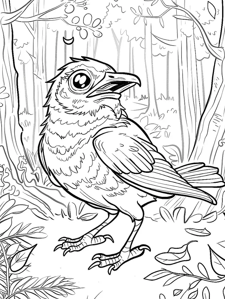 Spearow Pokemon Coloring Page