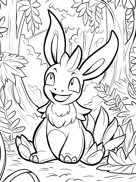 Gligar Pokemon Coloring Page - 1