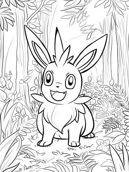 Gligar Pokemon Coloring Page - 3