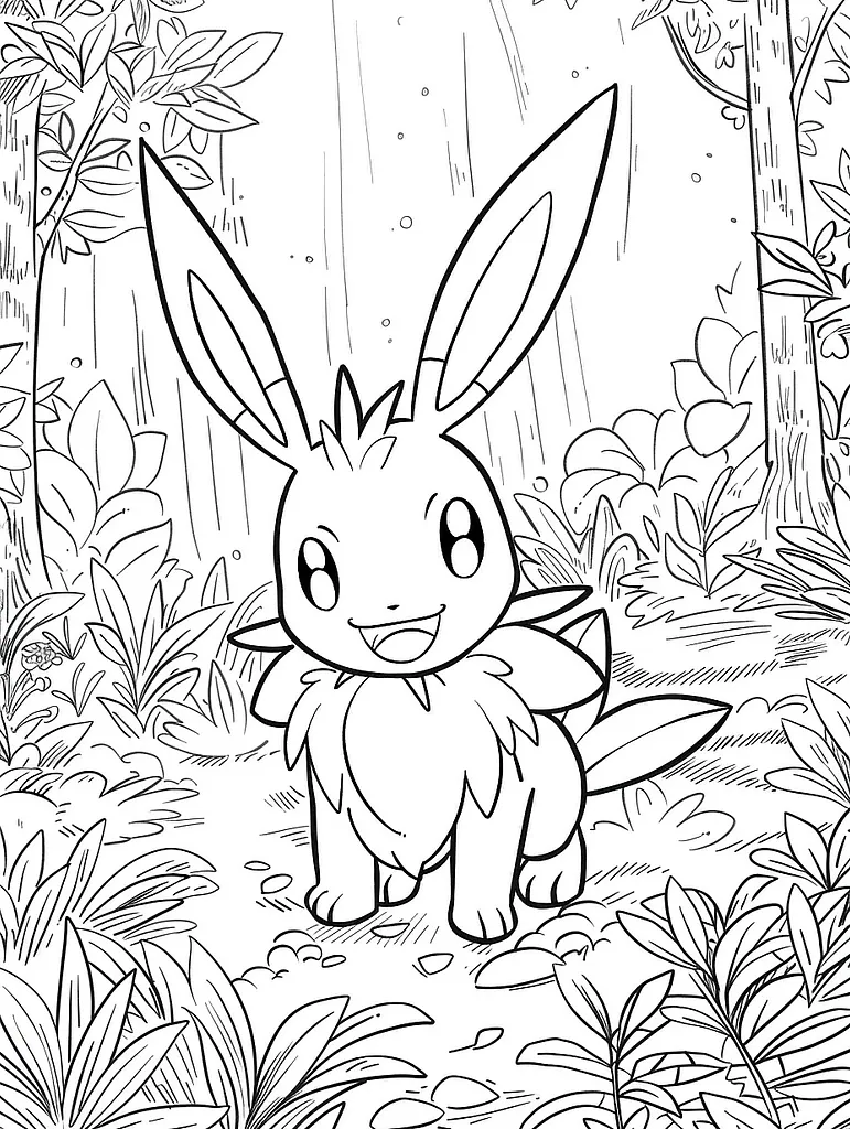 Gligar Pokemon Coloring Page 3