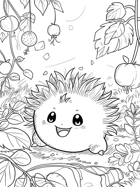 Playful Tangela Pokemon in an Enchanted Forest - 3