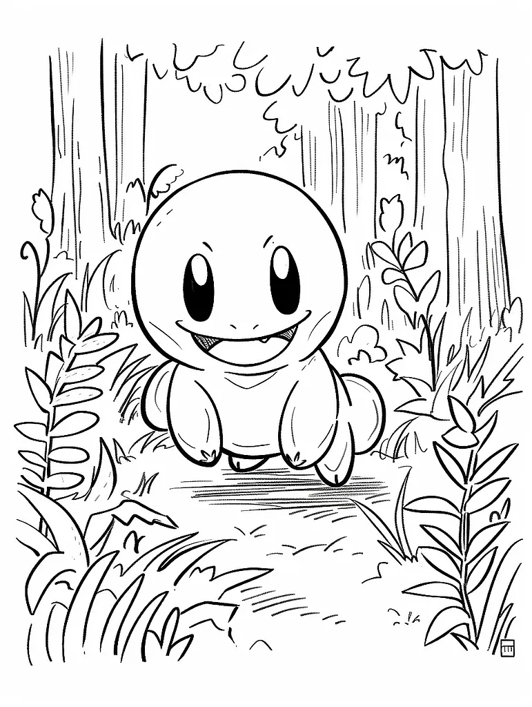 Joyful Shuckle Pokemon in a Forest 2