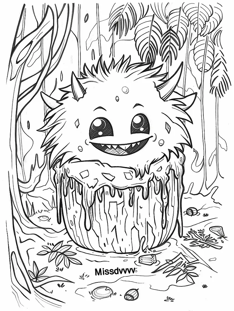 Misdreavus Pokemon in a Haunted Forest 2