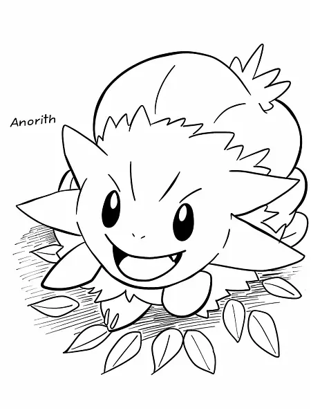 Playful Anorith Coloring Page - 3