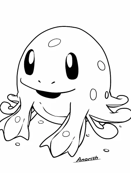 Playful Anorith Coloring Page - 1