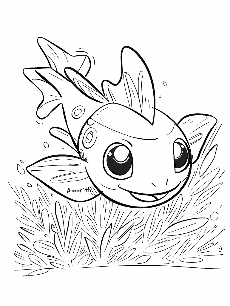 Playful Anorith Coloring Page 3