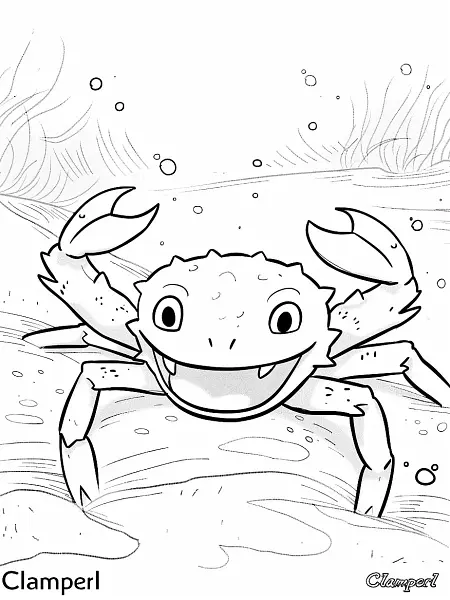 Joyful Clamperl Pokemon Coloring Page - 2