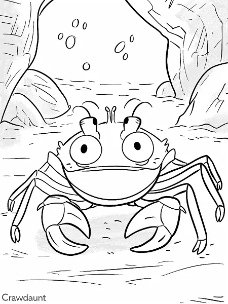 Mischievous Crawdaunt in an Underwater Cave - 1