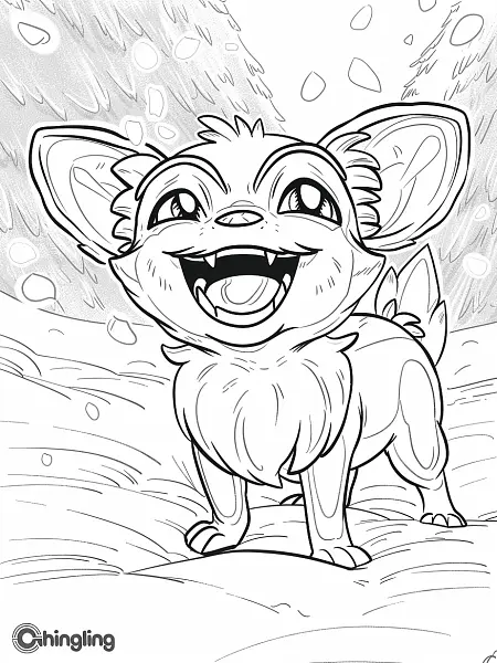 Joyful Chingling Coloring Page - 2