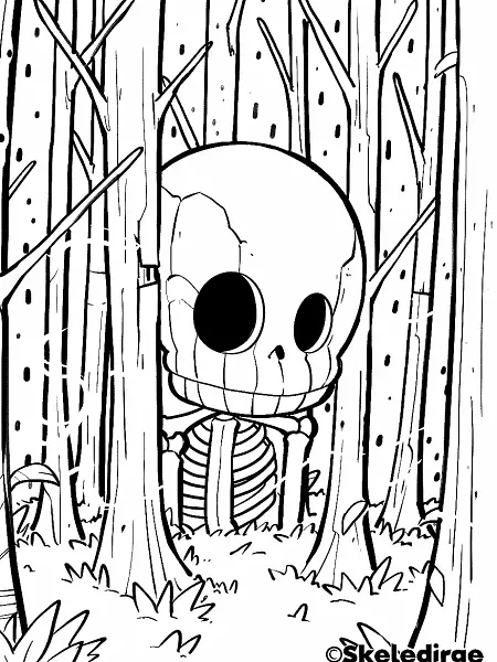 Skeledirge in a Spooky Forest - 0