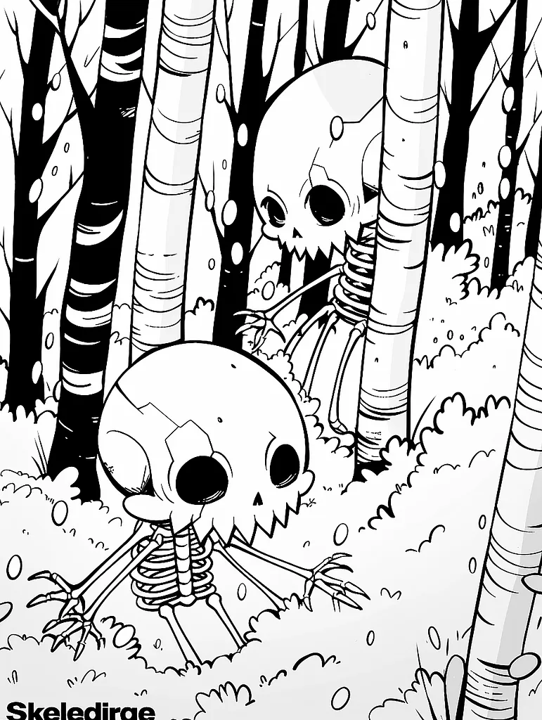 Skeledirge in a Spooky Forest 3