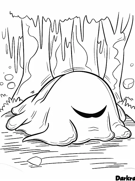 Sleepy Darkrai in an Enchanted Forest - 1