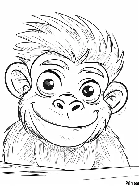 Mischievous Primeape Pokemon Coloring Page - 3