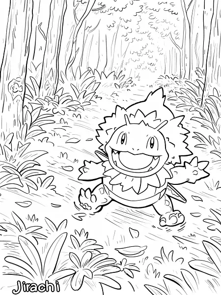 Joyful Jirachi in a Forest Clearing - 3