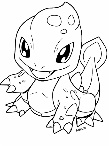 Mischievous Salazzle Coloring Page - 1