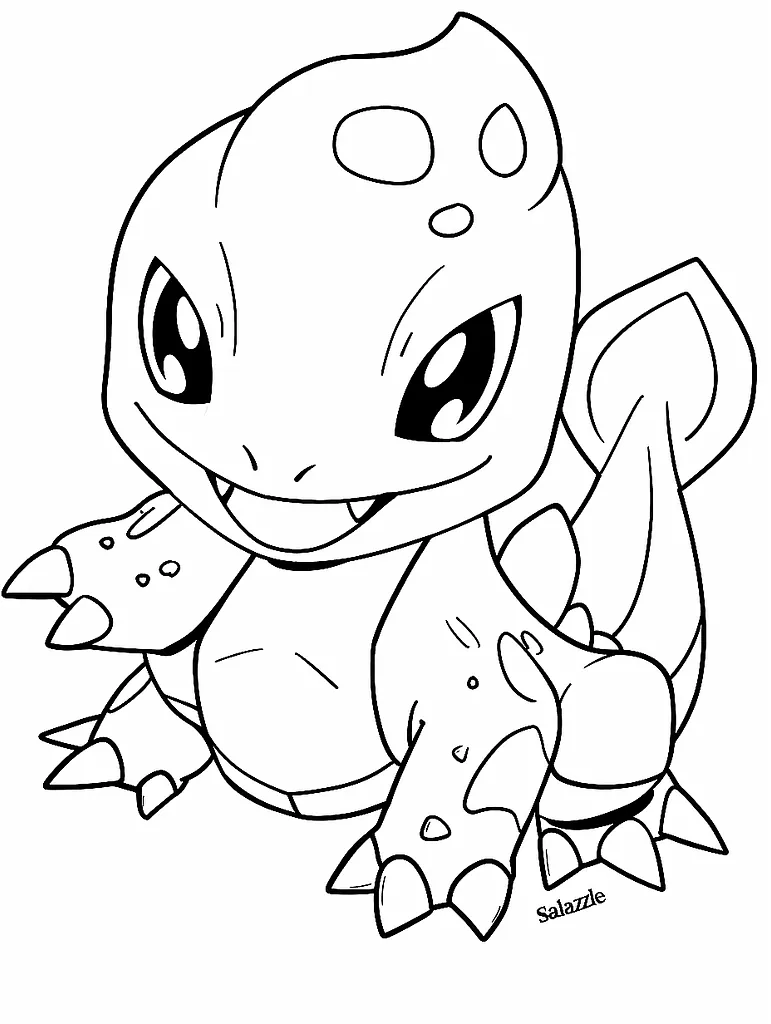 Mischievous Salazzle Coloring Page 2