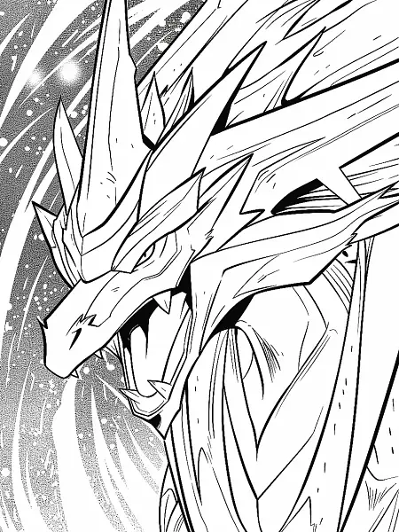 Dialga Pokemon Coloring Page - Fierce Expression in Space - 0